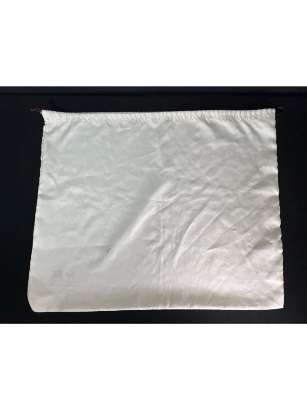 Coach Satin Dust Bag Drawstring Cream Ivory Storage Handbag Protection 19